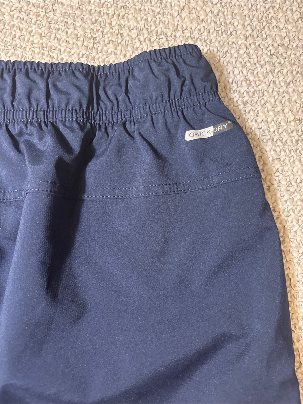 Men's Navy Athletic Qwick Dry Windbreaker Track Pants - Picture 8 of 10